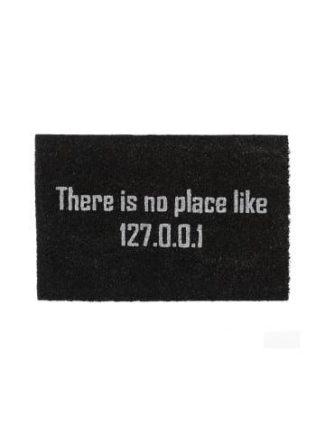 Fußmatte Home "127.0.0.1" in Schwarz - (B)60 x (T)40 cm