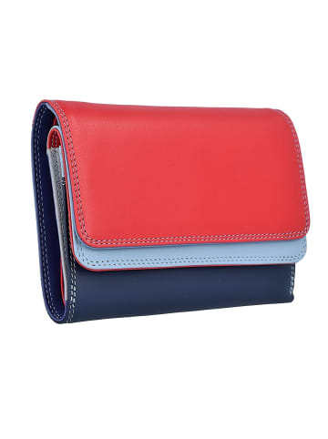 MYWALIT Double Flap Wallet Geldbörse Leder 13 cm in royal