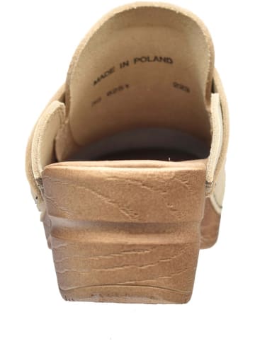 Sanita Comfortwear Clog "Original-Knaus Open" in Braun