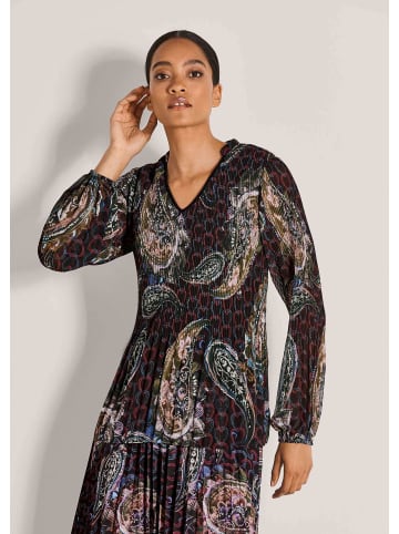 MADELEINE Elegante Chiffon-Tunika mit V-Ausschnitt in multicolor