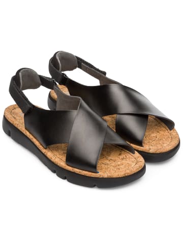 Camper Riemchensandalen " Oruga " in Schwarz