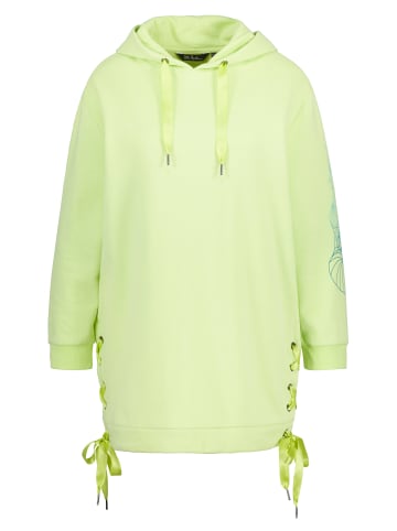 Ulla Popken Hoodie-Shirt in hellgrün