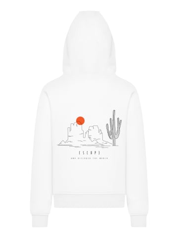 F4NT4STIC Hoodie Escape Discover the World Savannah in weiß