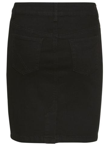 ARIZONA Jeansrock in schwarz