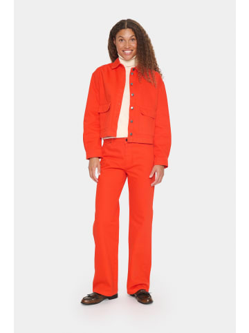 SAINT TROPEZ Jeans IluSZ Gerade Passform in Flame Scarlet