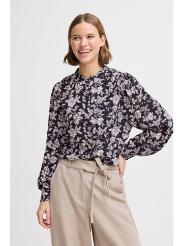 b. young Langarm-Bluse BYJOSA Loose fit in Black Birch Florals