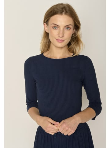 GreenBomb Longsleeve Basic in Blau verwaschen