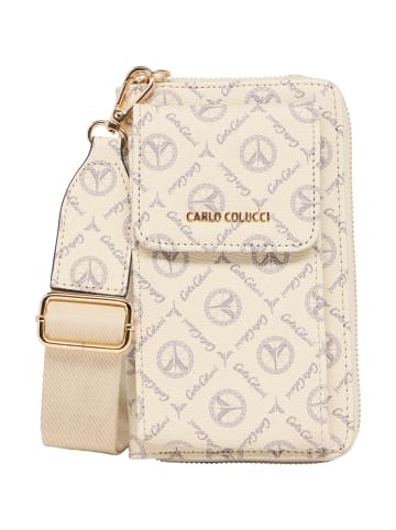 Carlo Colucci Handytasche di Genova in Creme