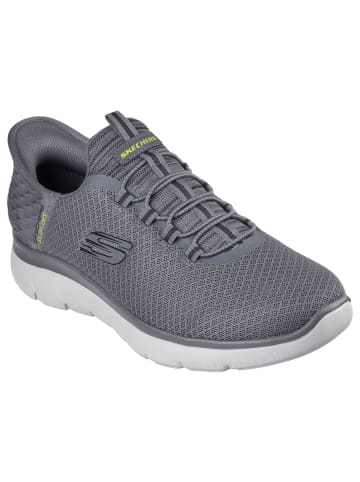 Skechers Slip-On "SUMMITS" in Dunkelgrau