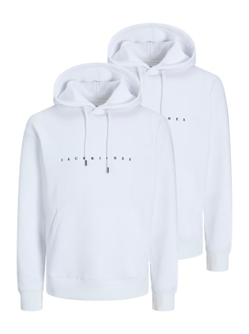 Jack & Jones Sweatshirt / Hoodie Star in Weiß