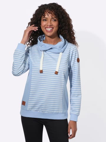 WITT WEIDEN Sweatshirt in eisblau-ecru