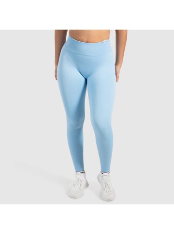 SMILODOX Leggings Myrah Scrunch in Hellblau