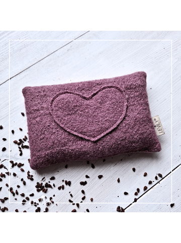 levily - Manufaktur babyfroh  Traubenkernkissen Wollwalk/Waffelpiqué