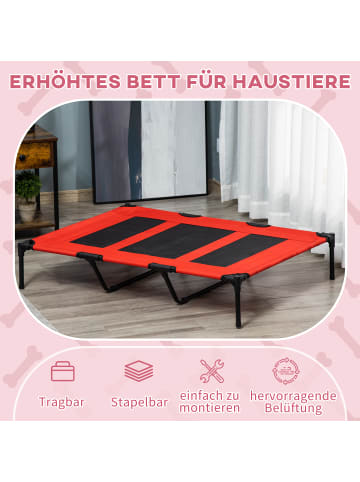 Pawhut Hundeliege Outdoor 122L x 92B x 23H cm