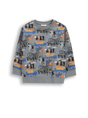 Coccodrillo Baumwoll-langarmshirt in schwarzgrau