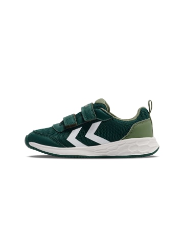Hummel Klettverschluss Schuhe Turbo Run Lebensstil Kinder in JUNE BUG