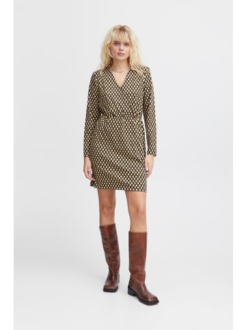 ICHI Kleid IHKATE Regular fit in Doeskin Checks Aop