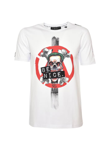 Roberto Geissini Bloody Skull T-Shirt Weiß