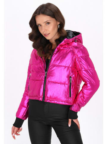 faina Women Jacket in fuchsia pink