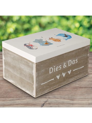 Mr. & Mrs. Panda Holzkiste Big Einheit ohne Spruch in Weiß