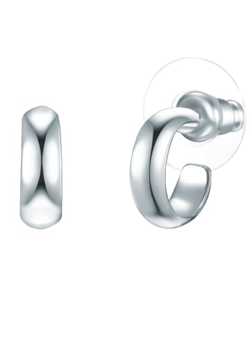 Lulu & Jane Creolen Metall-Legierung in silber