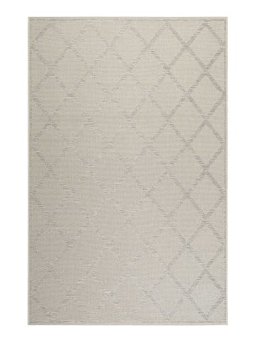 Esprit home Outdoorteppich "Sparkle Outdoor (Rhomb)" in Beige/Silber