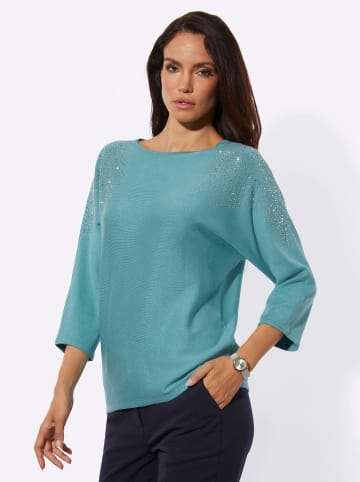 creation L Lyocell-Mix-Pullover in ozean