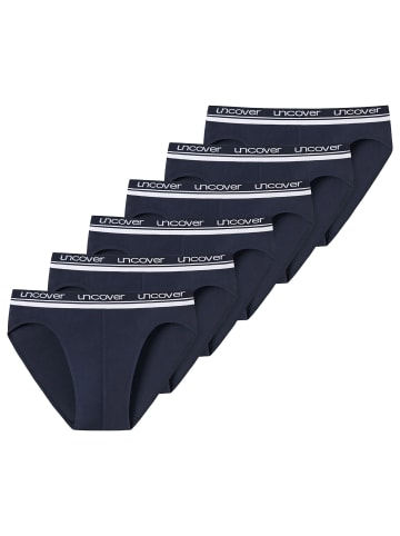 UNCOVER BY SCHIESSER Slip 6er Pack in Dunkelblau