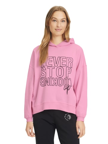 Betty Barclay Sweatpullover mit Kapuze in Pink/Schwarz