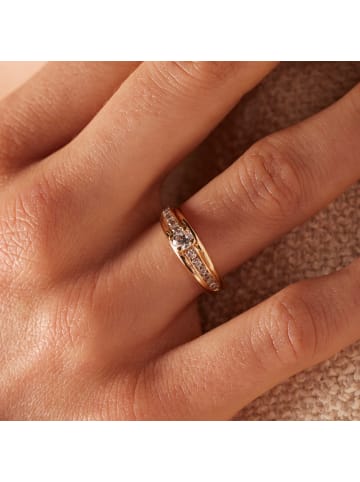 Lucardi 585 Gold Ring  Rund