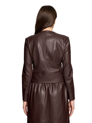 Vera Mont Blazer-Jacke mit Reißverschluss in rostbraun