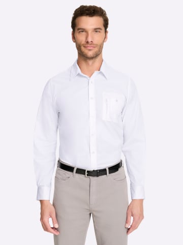 WITT WEIDEN Langarm-Hemd in weiß