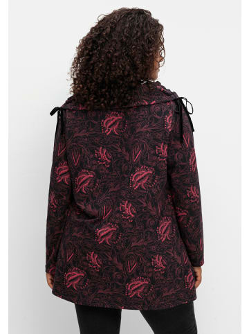 sheego by Joe Browns Sweatshirt in beere-gemustert