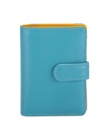 MYWALIT Medium Snap Wallet Geldbörse Leder 13 cm in sardinia