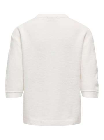 JDY Strickpullover in Cloud Dancer