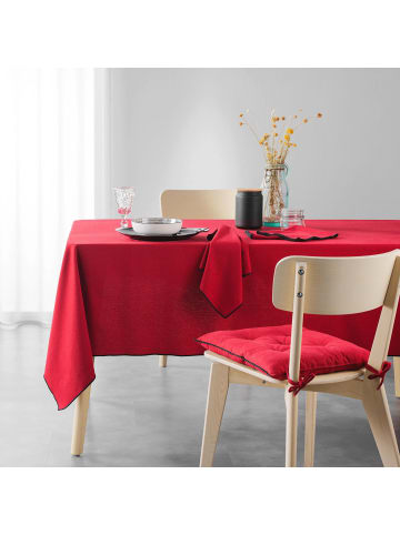Douceur d’Intérieur Servietten aus Baumwolle MISTRALINE, 3er-Set in Rot, 40 x 40 cm