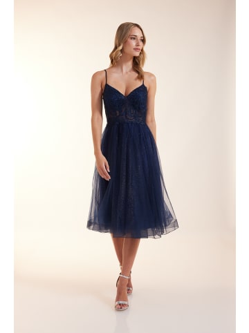 LAONA Kleid Rosy Touch Dress in Stormy Blue