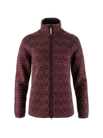 FJÄLLRÄVEN Strickjacke in rot