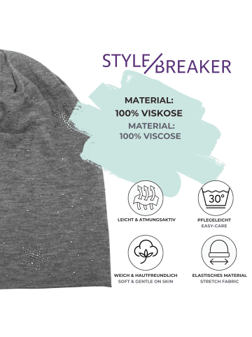 styleBREAKER Beanie Mütze in Weiß