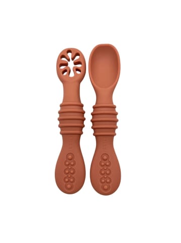 LILLBI Lernlöffel-Set in Apricot