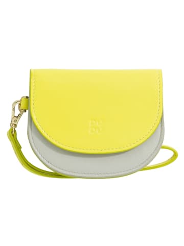 DuDu Madagascar Kreditkartenetui Leder 11 cm in citrus yellow