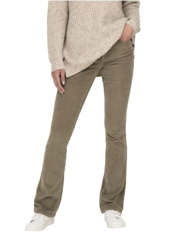ONLY Stoffhose / Chino ONLMARY-GLOBAL MID CORD FLARED flared in Braun
