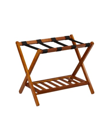 relaxdays Kofferständer Natur - (B)66x (H)54,5 x (T)44,5 cm