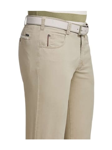 Meyer Diego Chino mit Five-Pocket-Optik in Beige