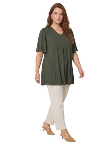 Shape Of You Blouse in Khaki