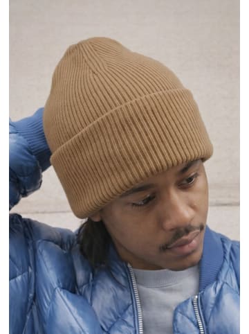 Yuhu Beanie aus recyceltem Polyester Unisex für Herbst und Winter in Braun