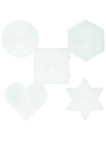 Hama Stiftplatten-Set große Basics, weiß für Midi-Bügelperlen - ab 5 Jahren
