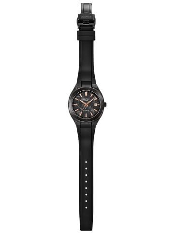 Casio Edifice Herrenuhr Automatik Saphirglas Schwarz