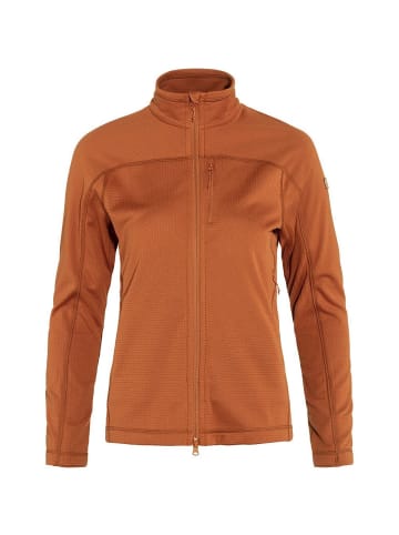 FJÄLLRÄVEN Fleecejacke in terracotta