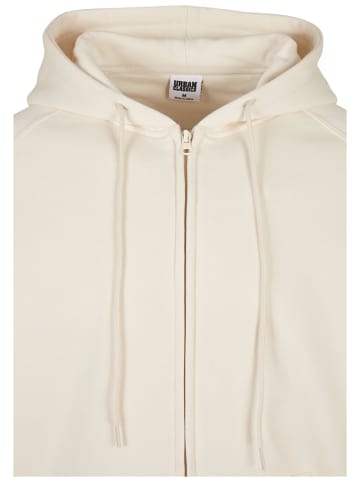 Urban Classics Zip-Kapuzenpullover in whitesand